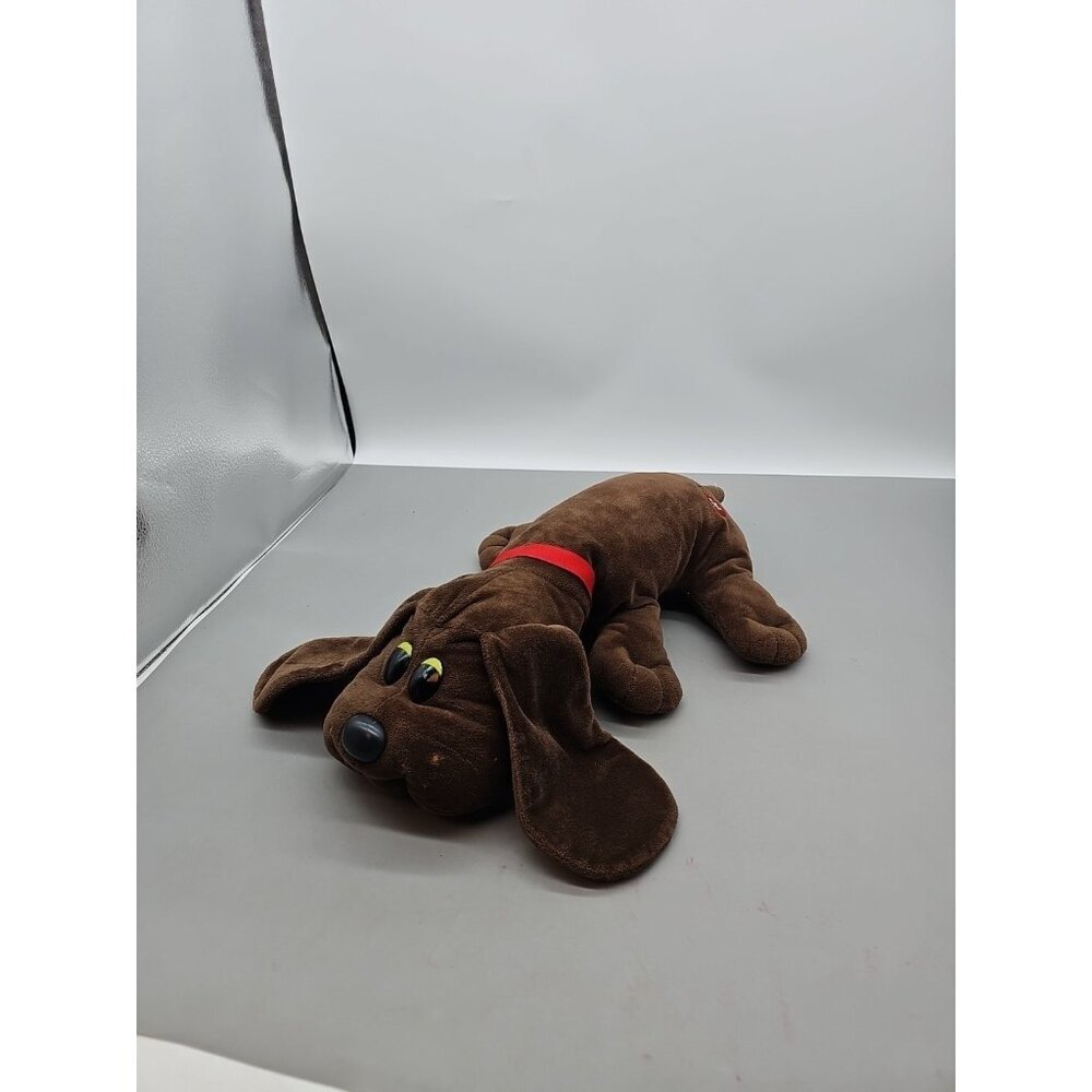 Vintage 1985 Pound‎ Puppies Dark Brown 18" Puppy Tonka